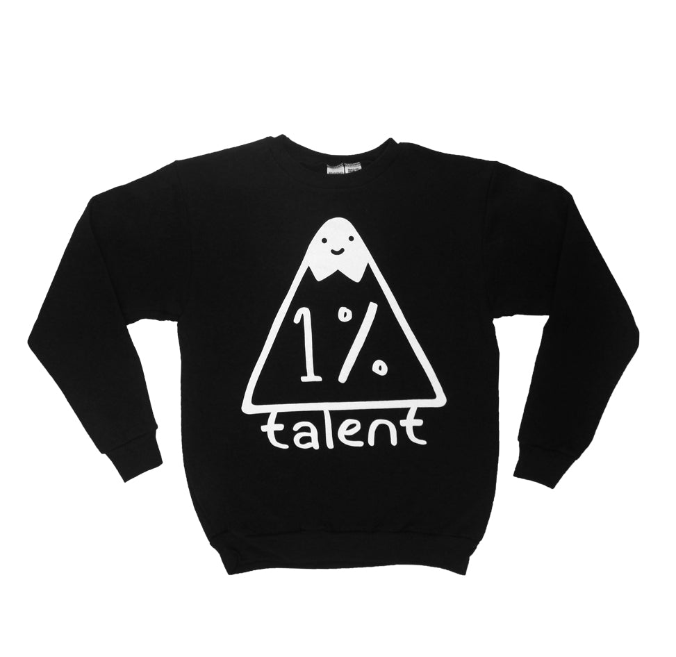 1%talent Logo Crew Neck Sweatshirt