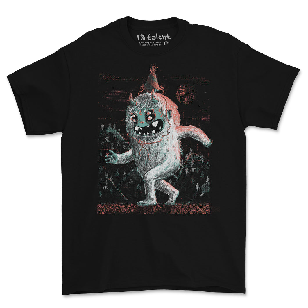 Night Party Yeti tee