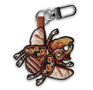 Peony Hercules Beetle Mini Charm