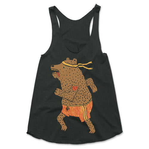 Running Bear Racerback Tank Top