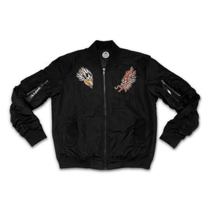 1%talent Dragon + Eagle Bomber Jacket