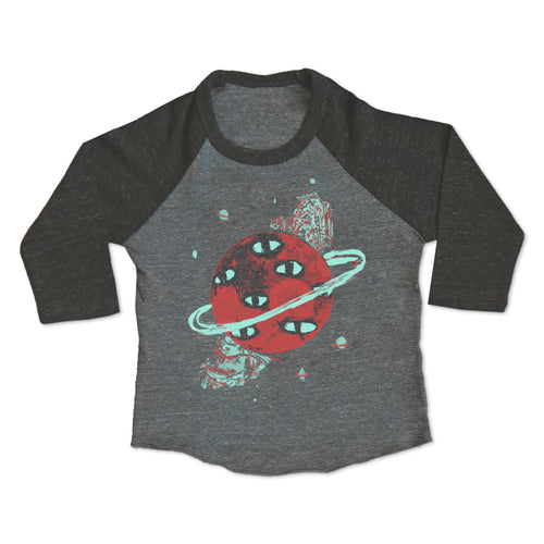 Eyes Planet raglan (kids) (size 2 and 4 only)