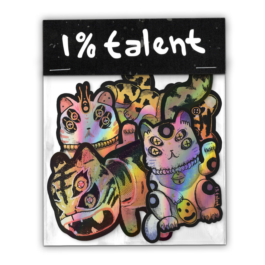 Lucky Totem Holographic Stickers Pack