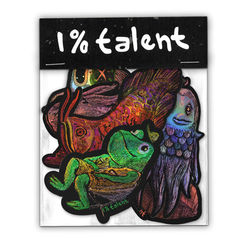 Moist Critters Holographic Stickers Pack