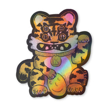 Holographic Lucky Tiger Cat Sticker