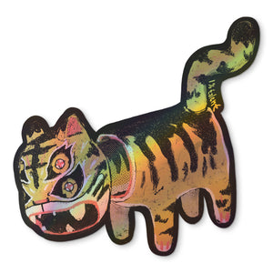 Holographic Paper Tiger Sticker