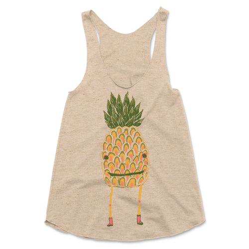 Pineapple Guy Racerback Tank Top