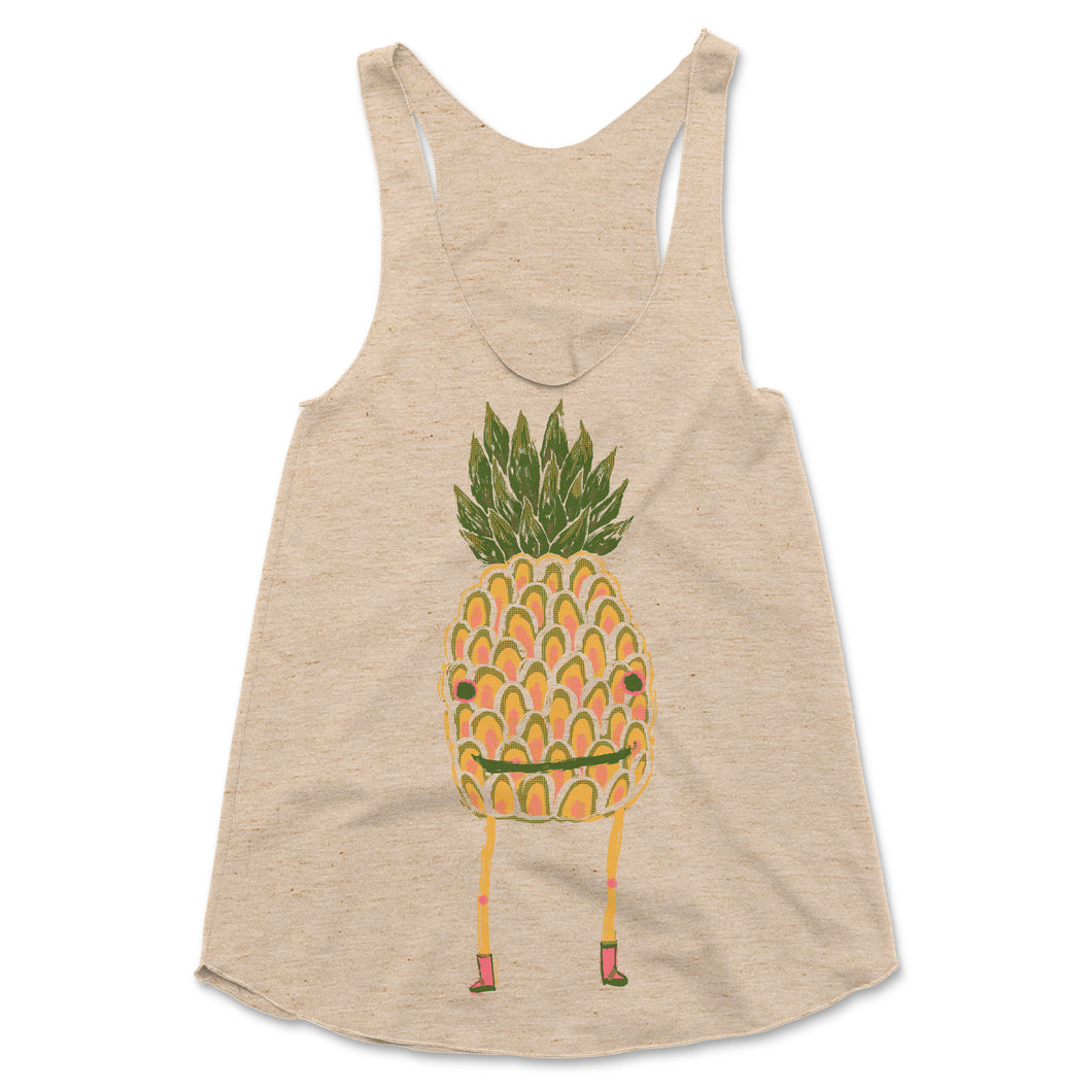 Pineapple Guy Racerback Tank Top